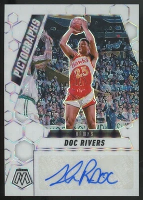 2024 - 25 帕尼尼马赛克 Doc Rivers 白色图片签名 /25 #PM-DOC — 第 1/2 张图片