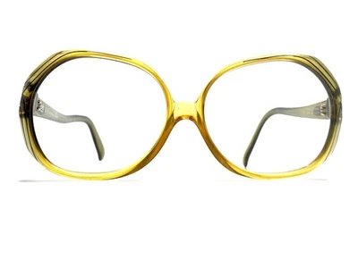 VTG Christian Dior Yellow Clear Amber Green Glasses Germany 2035 54 14 130 - Image 1 of 4