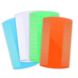 4 Packs Multi-Purpose Grooming Comb - Fine Tooth for Removing Fleas, Ticks, L... - Picture 1 of 6