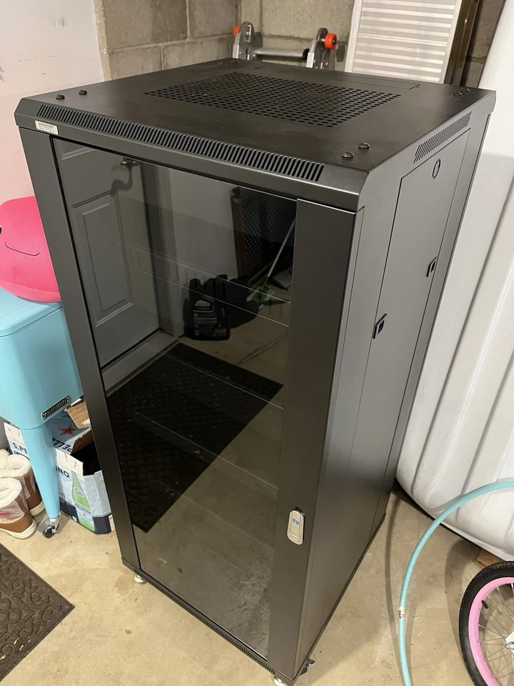 Armario Estante Cine en Casa Negro - Omnimount RE27 Excelente Estado Foto 1 de 4