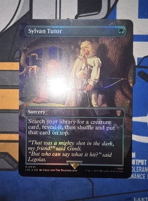 MTG - LTC - Sylvan Tutor (Borderless) #531 - Near Mint Foil - Image 1 of 2