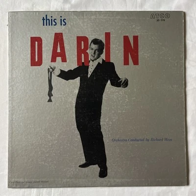 BOBBY DARIN - This is Darin, 1959 ATCO Records 33rpm LP MONO - Image 1 of 4