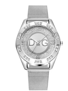Sparkly Silver Mesh Women’s Watch | Gift-Ready Quartz | Designer-Inspired - Picture 1 of 6
