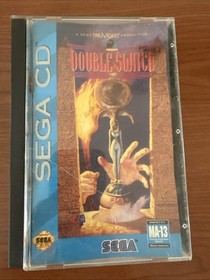 Double Switch (Sega CD, 1993) Complete Game Case Manual Registration
