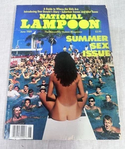 National Lampoon Magazine - June 1989 - Summer Sex Issue - Picture 1 of 2