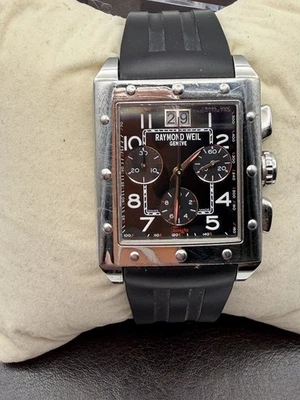 Raymond Weil - Tango Chronograph 4881 With Rubber Strap/Used/No Box Great Condit - Image 1 of 4