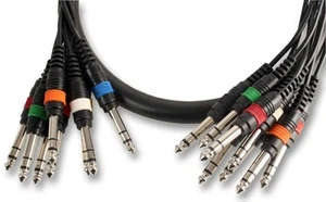 PULSE - 8 Weg 6.35mm Stereo Jack Plug Loom - Afbeelding 1 van 1