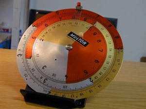 MULTOR SELTENE SCHEIBE / RECHENSCHEIBE / CIRCULAR SLIDE RULE - Afbeelding 1 van 6