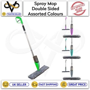 Spray Mop Double Sided Non-Leak Design Microfibre Floor Cleaning Pad Wet Dry - Picture 1 of 37