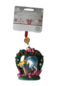 New Disney Alice In Wonderland 70th Anniversary Legacy Sketchbook Ornament - Picture 1 of 3