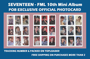 SEVENTEEN [FML] WEVERSE YES24 MUSIC PLANT M2U POB LUCKY DRAW EXCLUSIVE PHOTOCARD