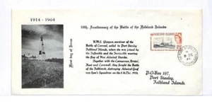 FALKLAND ISLANDS First Day Cover FDC Battle Anniversary Port Stanley 1964 FF66 - Picture 1 of 4