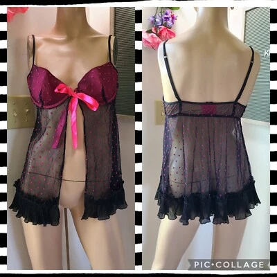 Sujetador Victoria's Secret Sexy Little Things Top Babydoll 36B 💗 Foto 1 de 4
