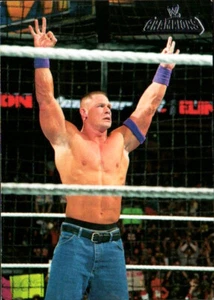 Tarjeta de lucha libre Topps WWE Champions 2011 #63 John Cena gana la eliminación cruda - Imagen 1 de 2