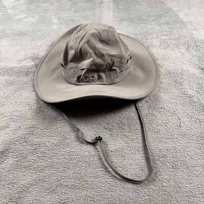 Sombrero para el sol Outdoor Research Sombriolet gris mediano mochilero senderismo camping Gorp Foto 1 de 4