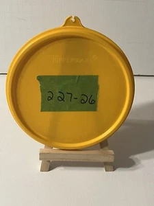 Tupperware 6-1/2" gelb Ersatz C Dichtung Deckel Tab #227 passt 155 234 & 264 - Bild 1 von 2