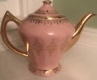 Hall China Albany Teapot Pink Gold Label Excellent Condition