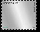 Switzerland - "LETTER vs. E-MAIL" Unique Silver Foil SELFIE Stamp 2017