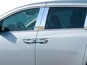 Honda Odyssey 2011-2017 4 piezas moldura de poste de pilar de acero inoxidable. 4 puertas - Imagen 1 de 1
