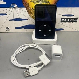 Apple iPod classic 5th Generation 30GB - Black - NEW BATTERY - Picture 1 of 4