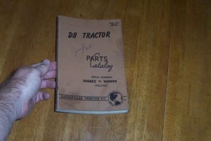 Caterpillar D8 tractor Parts Catalog - Picture 1 of 1