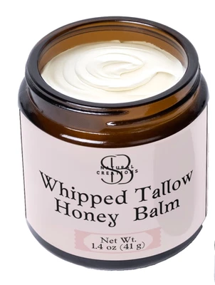 Whipped Halal Grass Fed Beef Tallow And Honey Balm Handcrafted No Additives - Image 1 of 4