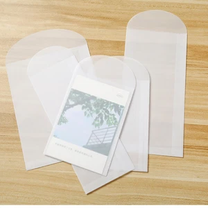 100pcs/lot European Giftbox Blank Translucent Envelope Mini Gift Packing - Picture 1 of 19