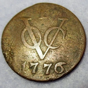 1776 Magic Keydate! Date of Independence! Colonial New York Penny Gelderland Cer - Picture 1 of 4