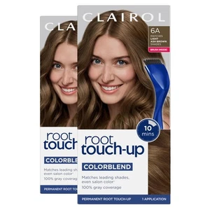 Root Touch-Up by Nice'n Easy Permanent Hair Dye 6A Light Ash Brown Hair Color... - Picture 1 of 9
