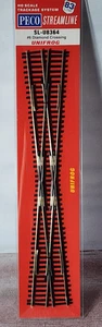 PECO SL-U8364 Unifrog DCC Friendly #6 Diamond Crossing HO Scale - Picture 1 of 3