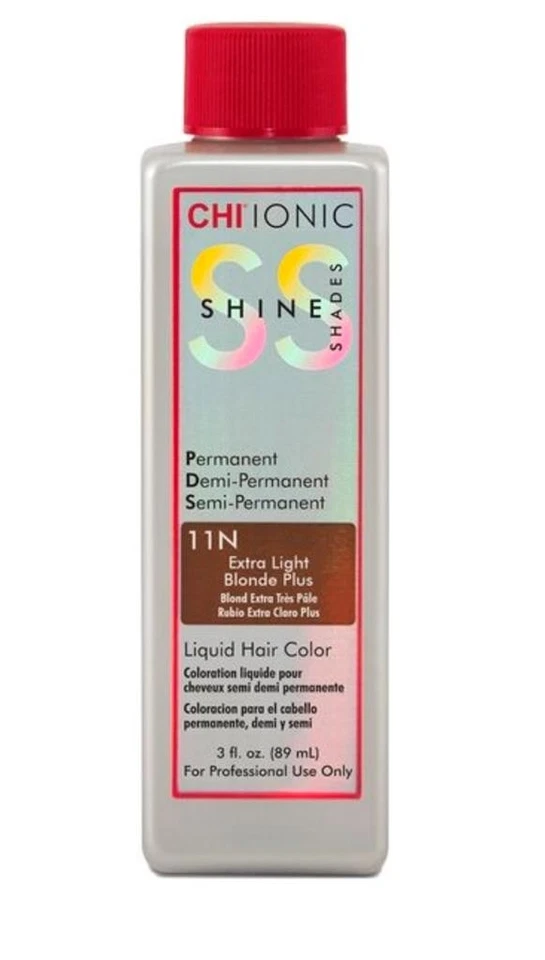 Nuevo Chi Iconic SS Permanente 11N Rubio Extra Claro Plus Color de Cabello Líquido 3 OZ Foto 1 de 1