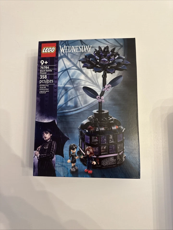 LEGO 76784 СРЕДА ЧЕРНЫЙ ГЕОРГИН ЦВЕТОК 358 ШТ. В ЗАВОДСКОЙ УПАКОВКЕ новый - Изображение 1 из 2