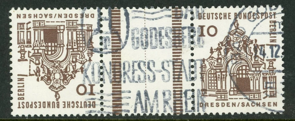 Stamp Germany-Berlin, Scott # 9N215b used - Image 1 of 1