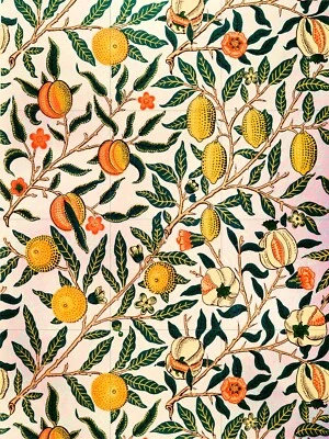 Tile Mural/Mosaic Ceramic Panel of Pomegranate - William Morris Fruit Pattern - Image 1 of 4