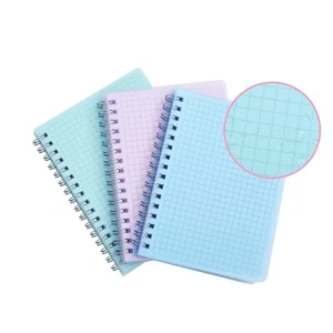 Graph Paper Notebook, 3 Pack Small Notebooks 4.3"x 5.7", Mini Grid Spiral Not... - Picture 1 of 7