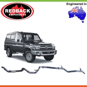 Redback Extreme Duty Exhaust To Suit TOYOTA LANDCRUISER 78 Series VDJ78R 4.5L - Foto 1 di 4