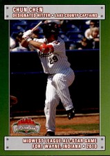2010 Midwest League All-Stars #2 Chun-Hsiu Chen Hualian County Taiwan Card