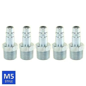Foster 5 Series Quick Coupler Plug 1/2 Body 3/4 NPT Air and Water Hose Fittings - Picture 1 of 6