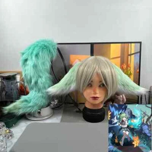 Anime Honkai Star Rail HuoHuo Cosplay Oreja Cola Simulación Zorro Oreja Oveja Disfraz - Imagen 1 de 12