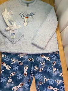 New Women’s Disney Frozen 2 Winter PJ Set with Olaf Size XL 16-18 says Chillin’* - Picture 1 of 4