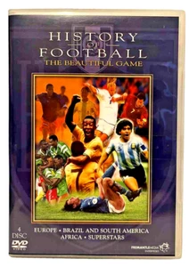 History of Football - The Beautiful Game 4 Disc Box Set DVD All PAL Region - Picture 1 of 2