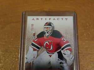 2021-22 UPPER DECK ARTIFACTS HOCKEY 21/65 ROSE #159 MARTIN BRODEUR DEVILS