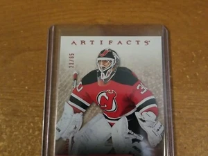 2021-22 UPPER DECK ARTIFACTS HOCKEY 21/65 ROSE #159 MARTIN BRODEUR DEVILS - Picture 1 of 2