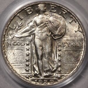 1929-S Standing Liberty Quarter PCGS AU-58 - CAC Approved! Excellent Quality!