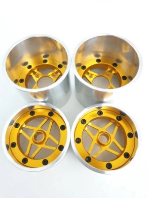 Team Associated RC10L PAN CAR Alloy Wheels set Tecnacraft repro 5 design - Image 1 of 3