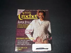 McCall's Crochet Magazine August 1995 ~ 22 Awesome Projects to Create & Enjoy - Picture 1 of 3