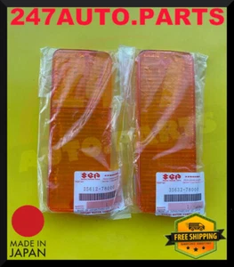 PAR DE LENTES DE SEÑAL FRONTAL ORIGINAL FABRICANTE DE EQUIPOS ORIGINALES PARA SUZUKI SAMURAI 86-95 SJ410 82-85 - Imagen 1 de 2