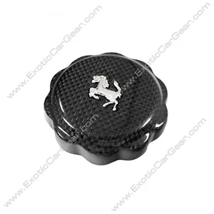 Cubierta de tapa de aceite de fibra de carbono para Ferrari 488/458 - Imagen 1 de 3