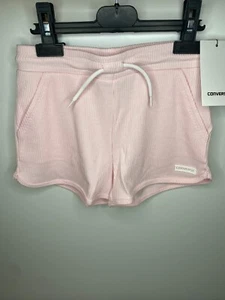 Converse Activewear Shorts Pink - Brand New With Tag - Kids Girls 10-12/12-13Yrs - Picture 1 of 4