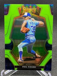 Phil Niekro 2023 Panini Select (SP /75) (Neon Green Prizm) #112 Atlanta Braves - Picture 1 of 4